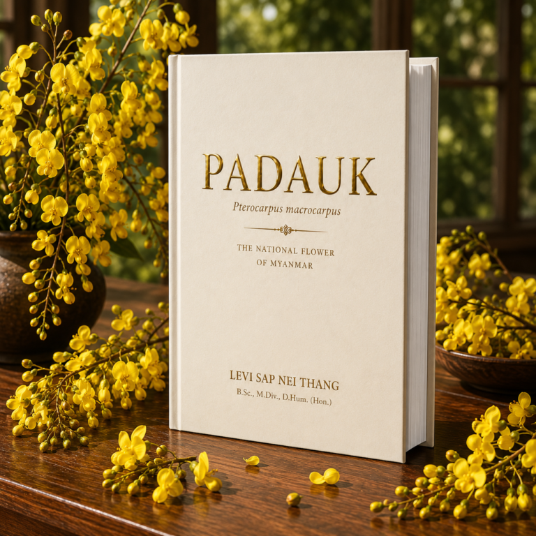 Book Padauk The National Folwer of Myanmar by Levi Sap Nei Thang