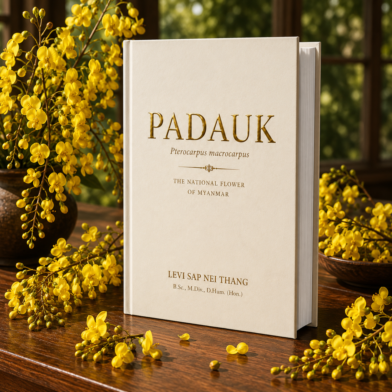 Book Padauk The National Folwer of Myanmar by Levi Sap Nei Thang